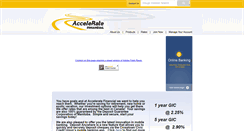 Desktop Screenshot of acceleratefinancial.ca